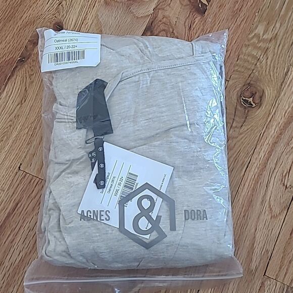 NWT Agnes & Dora Sunrise Jumpsuit Oatmeal - Picture 3 of 5